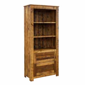 Urban Lodge 6 Ft. Bookcase With Lower Drawers