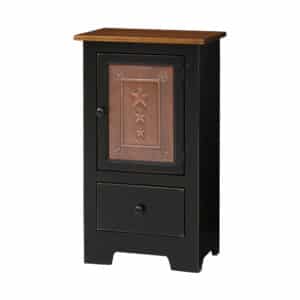 Single Hall Cabinet w/ Tin - Lapps Dutch Furniture
