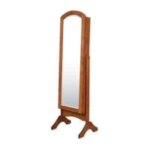 Arch Top Standing Jewelry Mirror