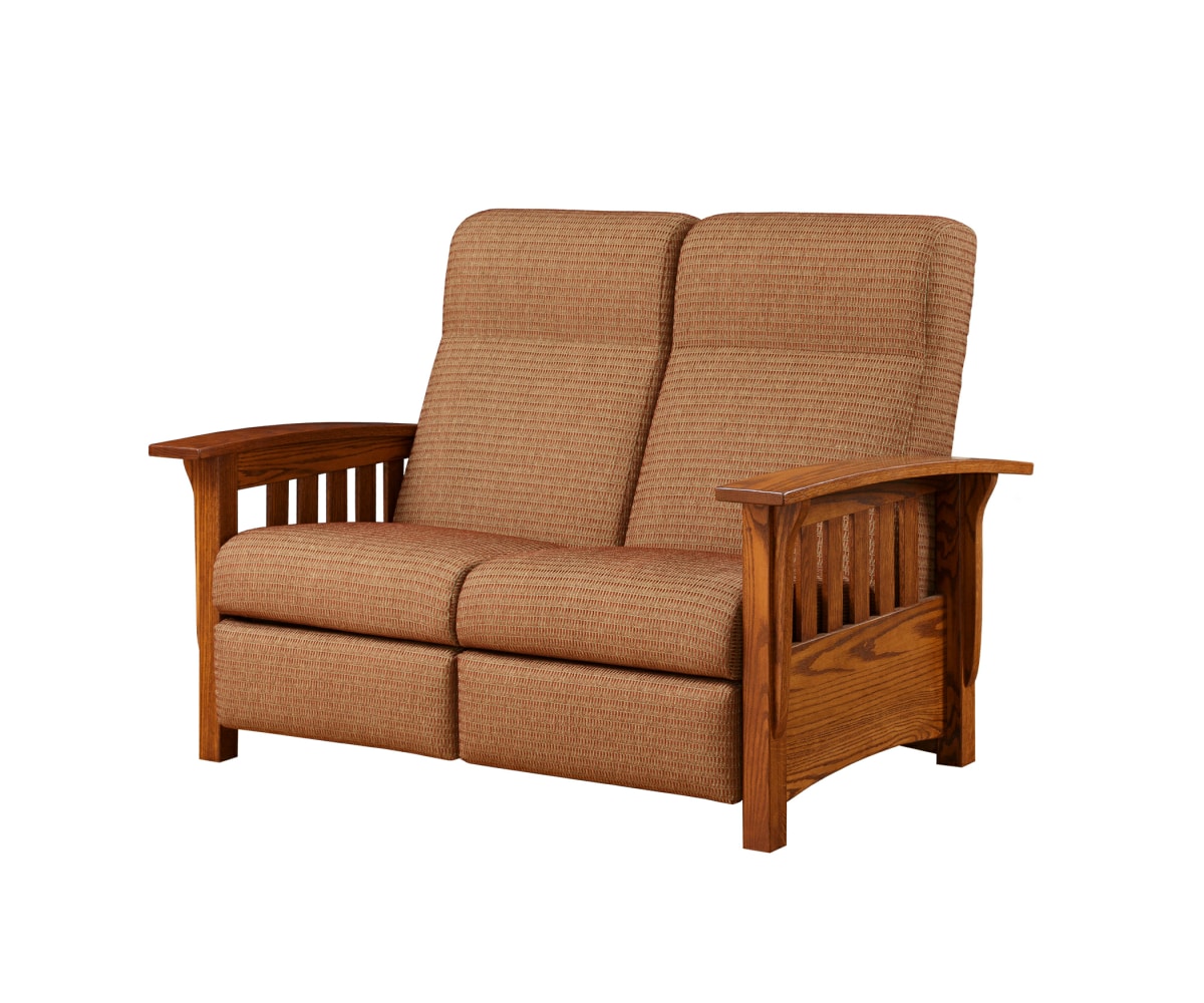 Classic Mission Recliner Love Seat - Lapps Dutch Furniture