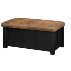 Panel Mission Storage Ottoman