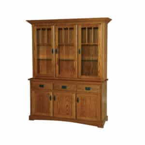 Mission 3-Door Hutch