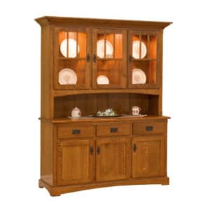 Mission 3-Door Hutch