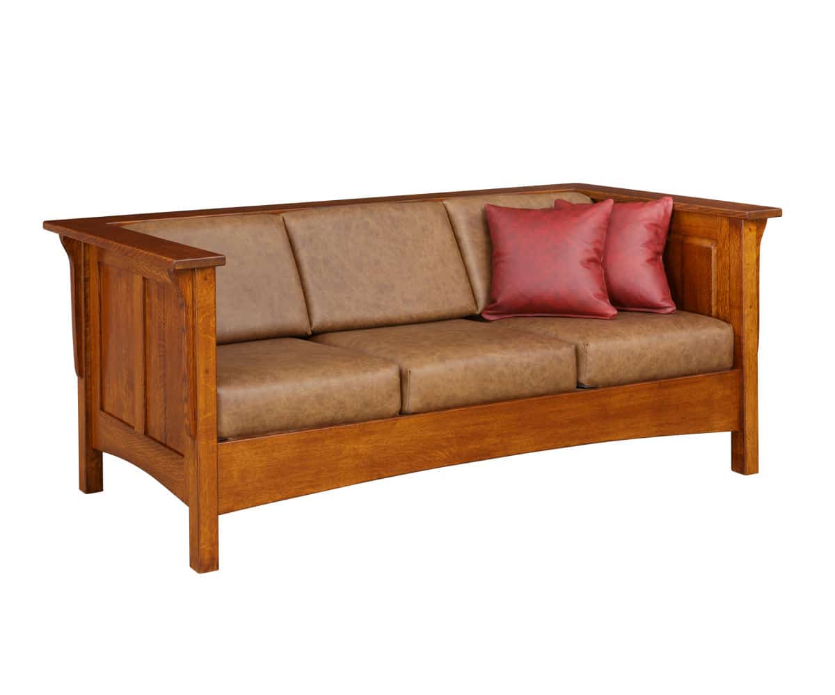 Panel Mission Club Sofa - Lapps Dutch Furniture