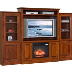 Entertainment Center with 23" Fireplace
