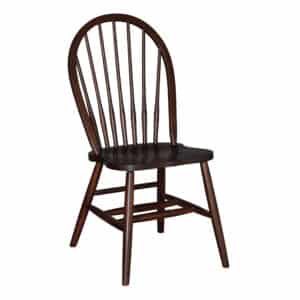 7-Spindle Bow Back Side Chair