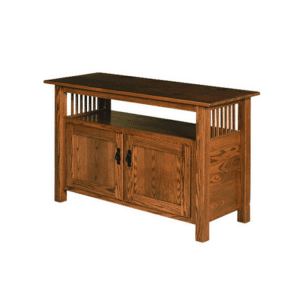 Mission Entertainment Center (with adjustable shelves)