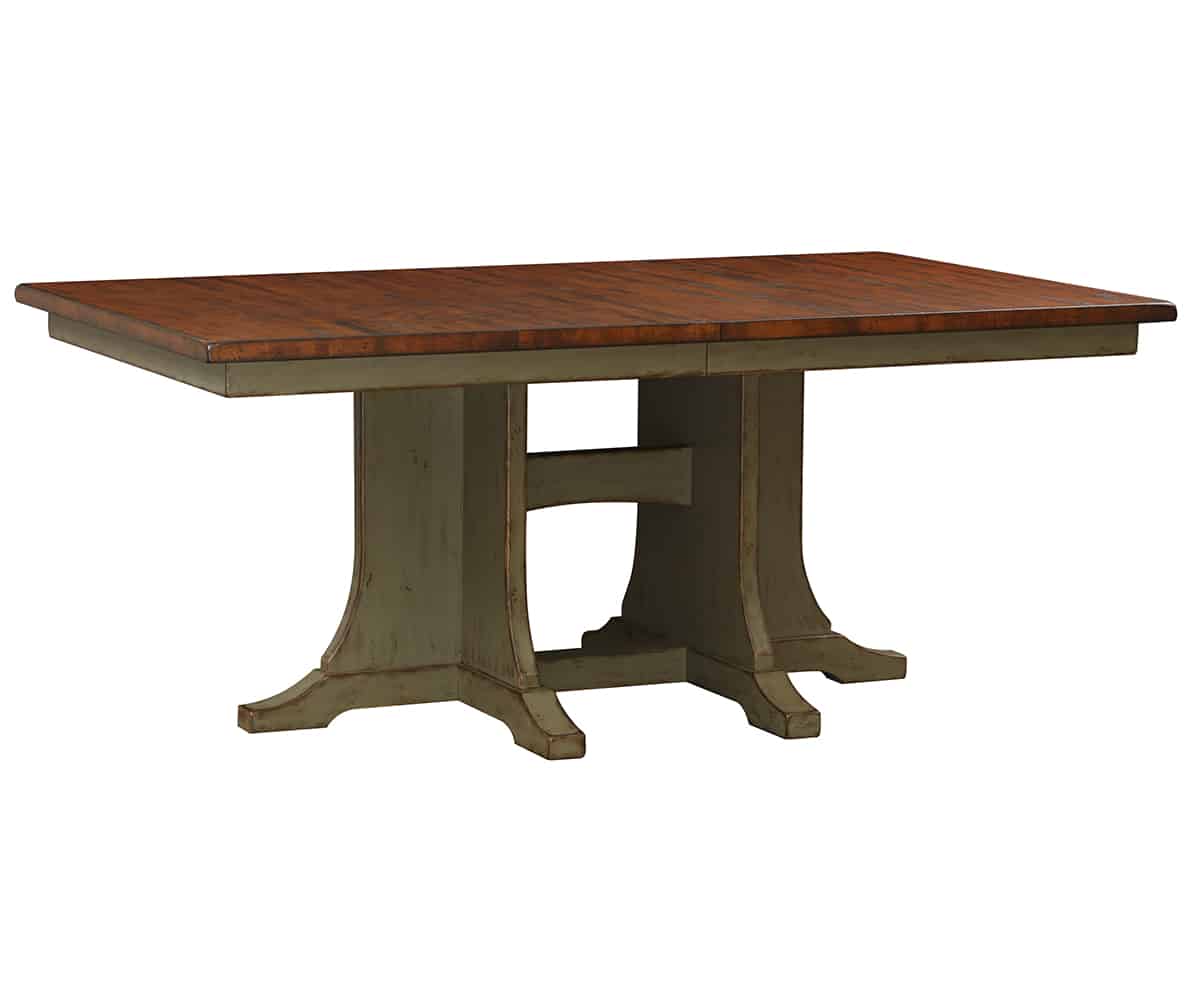 Clifton Double Pedestal Table - Lapps Dutch Furniture