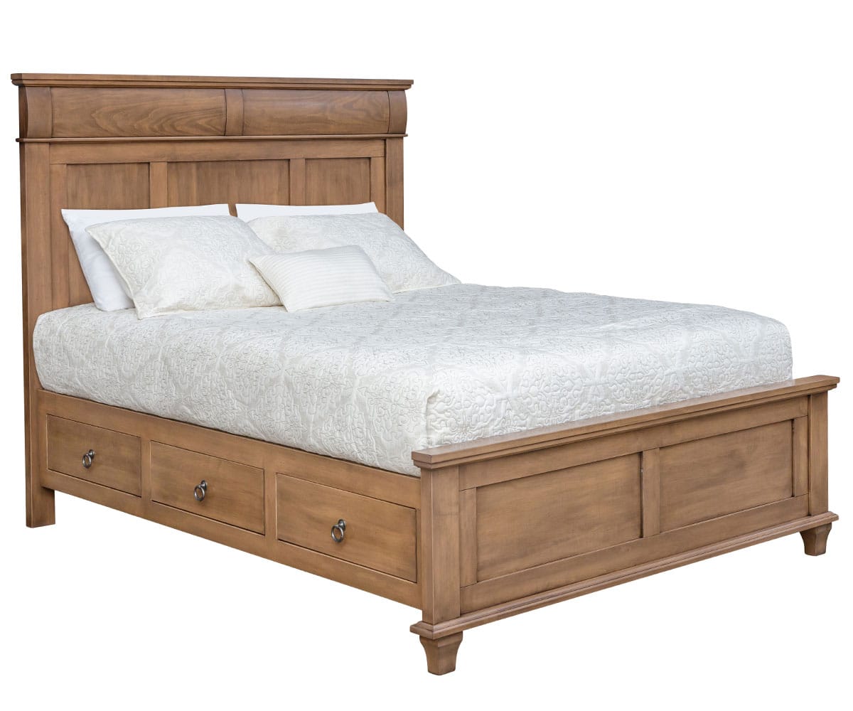 Crescent Creek Panel Bed with Underbed Storage - Lapps Dutch Furniture