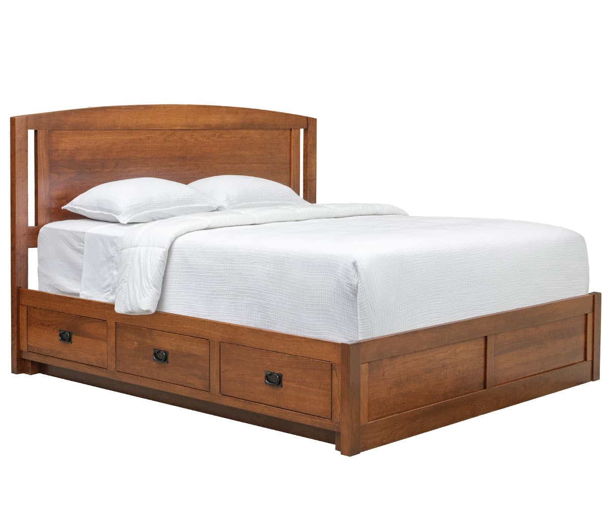 Tradewind Panel Bed With Underbed Storage - Lapps Dutch Furniture