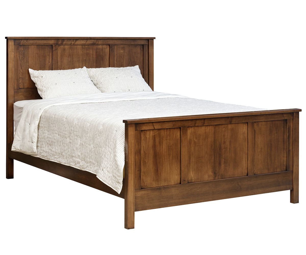 Westlake Panel Bed With High Footboard - Lapps Dutch Furniture
