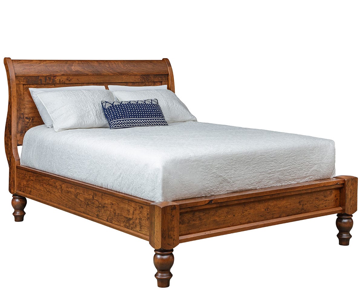 Canyon Creek Sleigh Bed With Low Footboard - Lapps Dutch Furniture