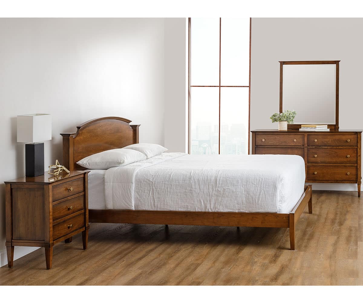 Toulon Arched Bed - Lapps Dutch Furniture