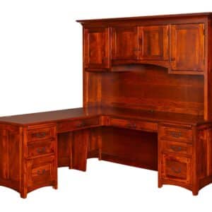 Belmont L-Desk and Hutch