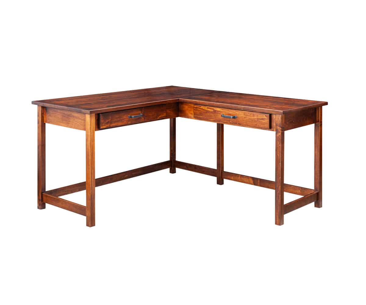 Eshton L-Shape Desk - Lapps Dutch Furniture