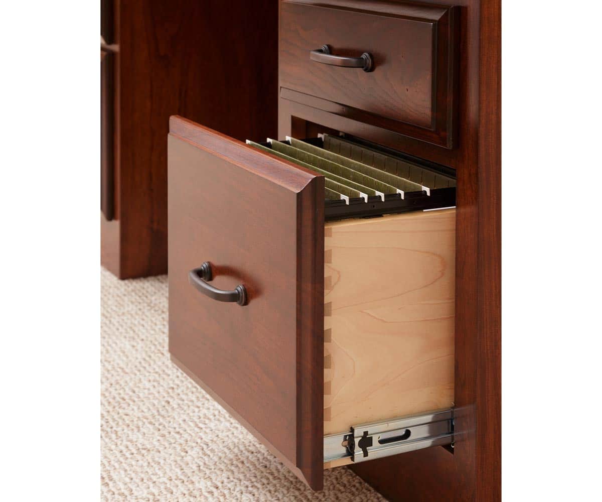 Hampton Double Pedestal Desk - Lapps Dutch Furniture