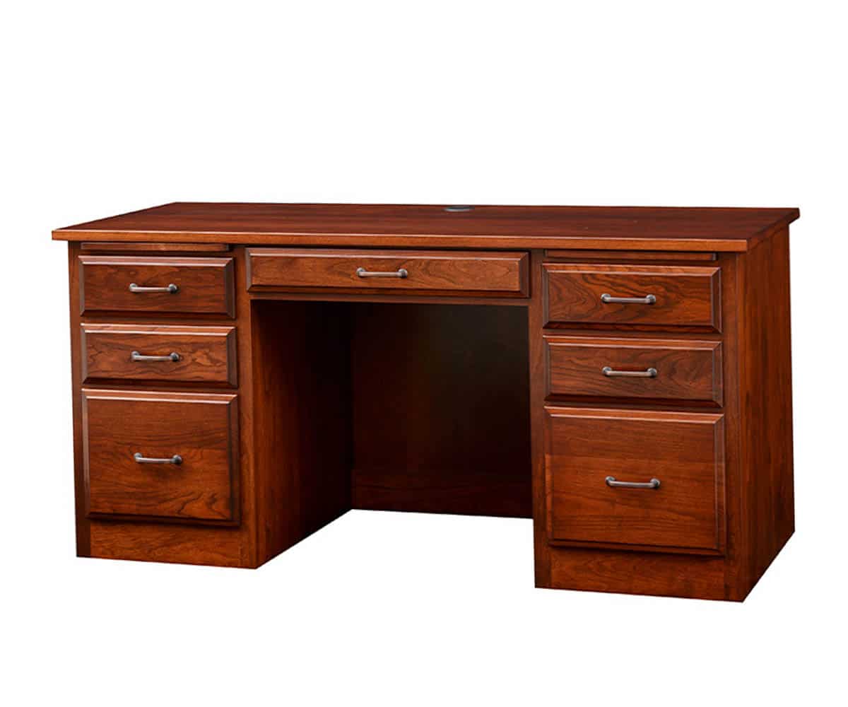 Hampton Double Pedestal Desk - Lapps Dutch Furniture