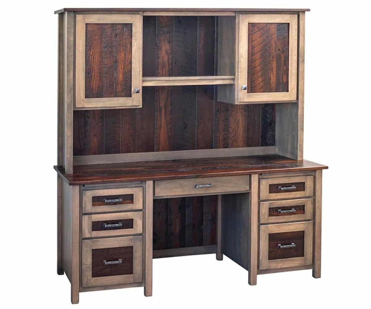 Loft Desk with Hutch - Lapps Dutch Furniture