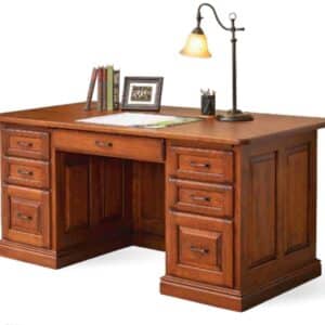 Raised Panel Executive Desk