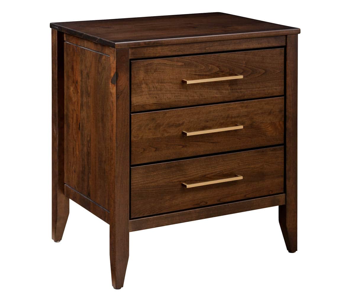 Manhattan 3 Drawer Nightstand - Lapps Dutch Furniture