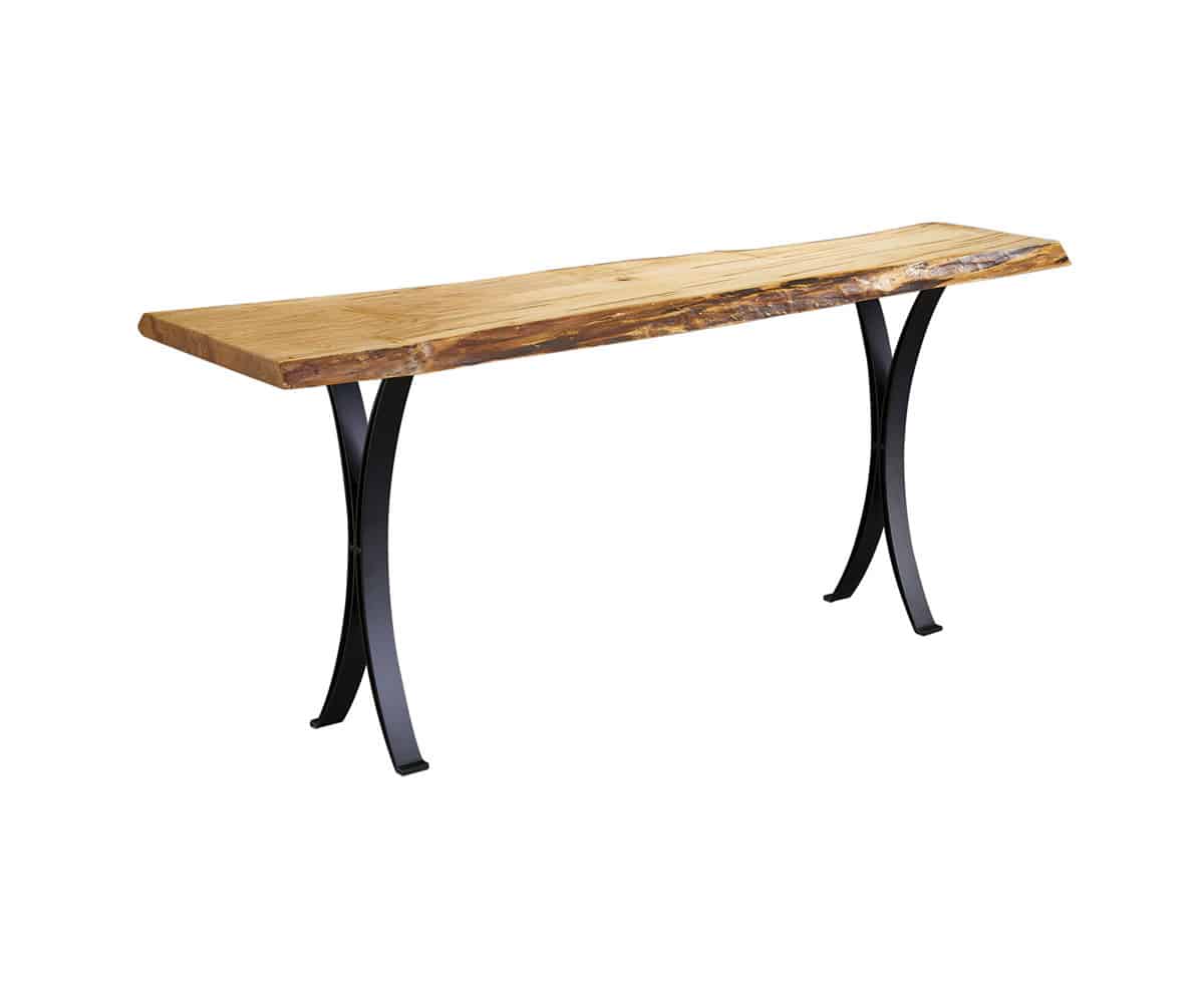Spalted Maple 42″ Bar Table - Lapps Dutch Furniture