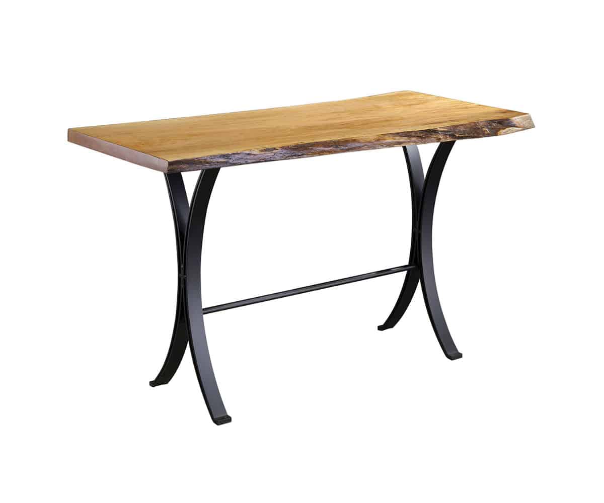 Spalted Maple 36″ Bar Table - Lapps Dutch Furniture