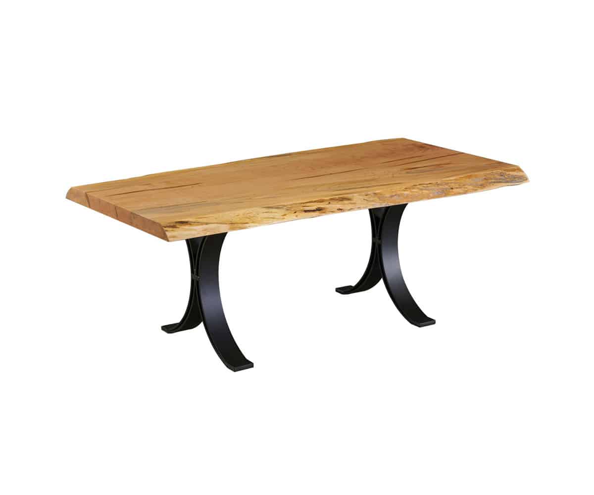 Wormy Maple Coffee Table - Lapps Dutch Furniture