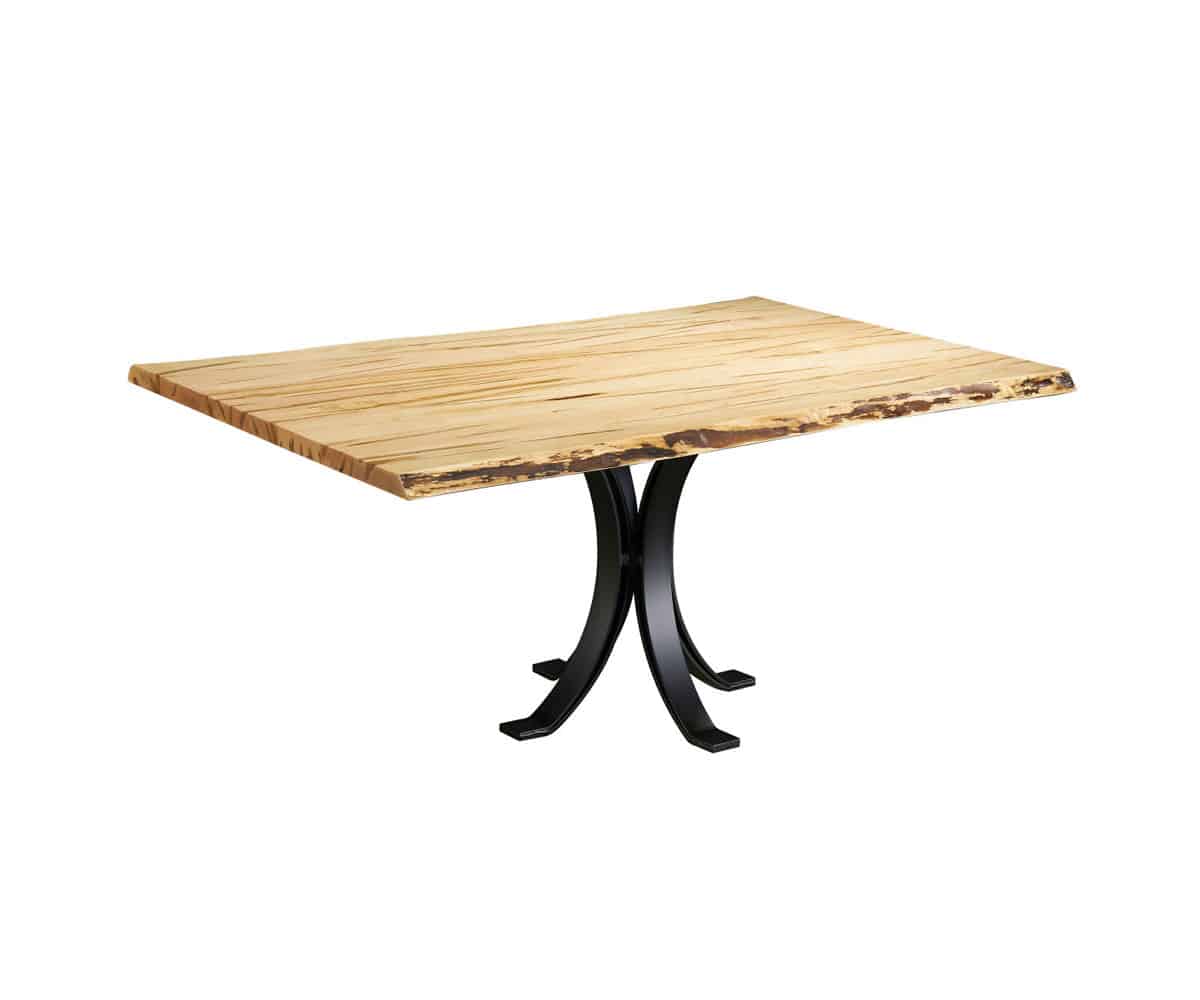 Wormy Maple Dining Table - Lapps Dutch Furniture