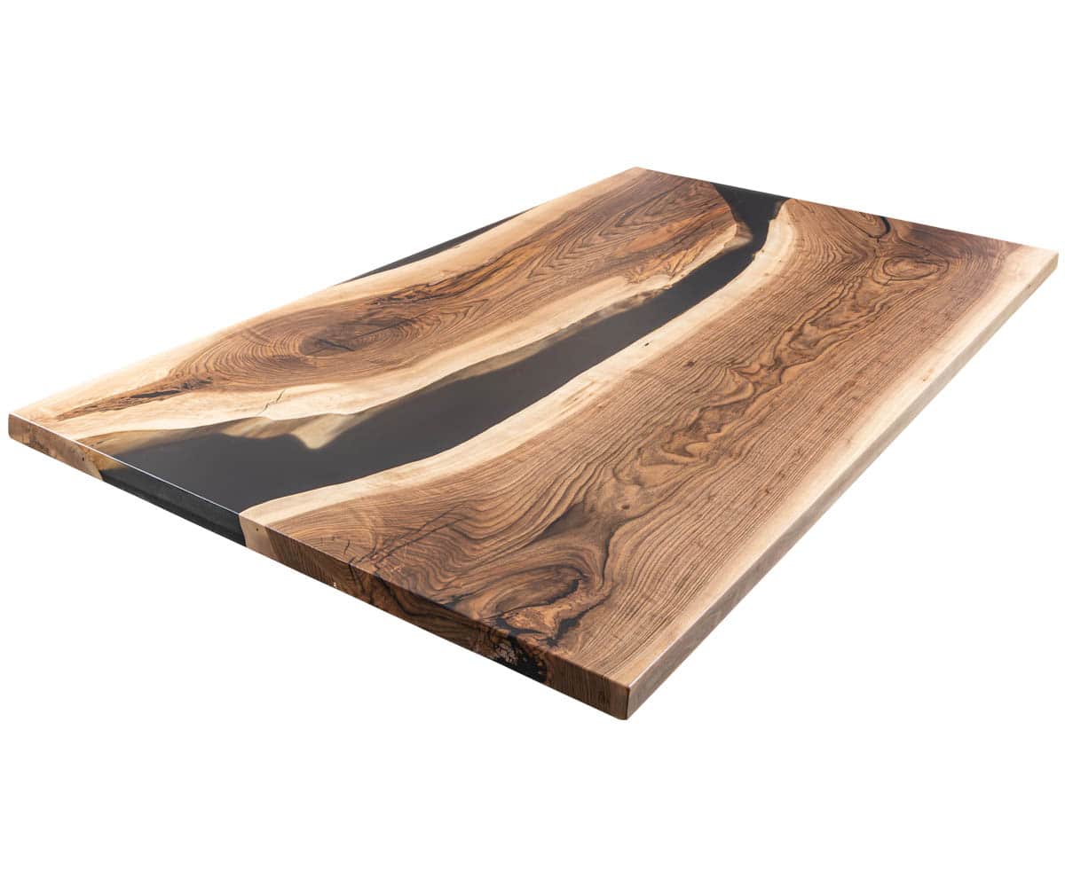 English Walnut River Slab - Lapps Dutch Furniture