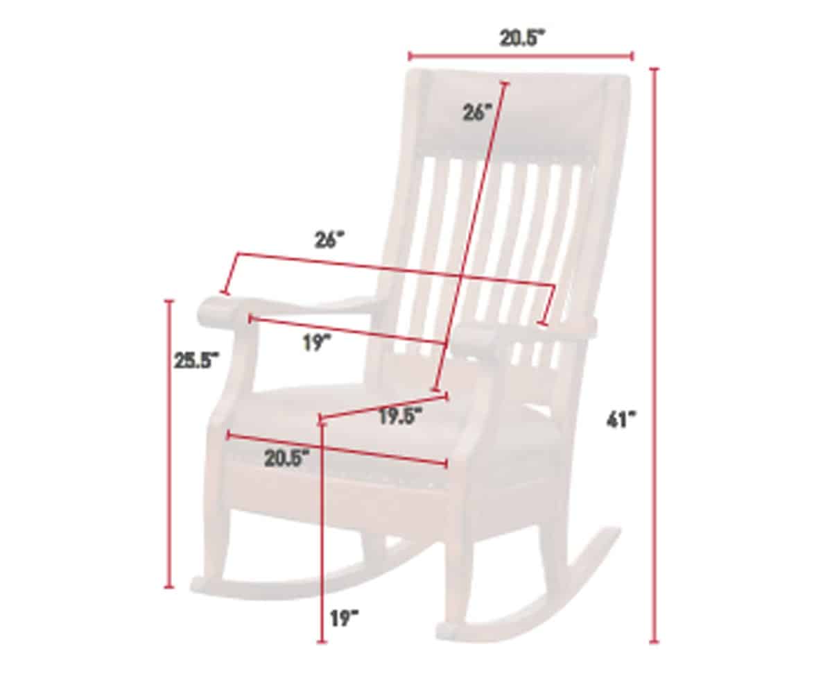 Grandma’s Rocker - Lapps Dutch Furniture