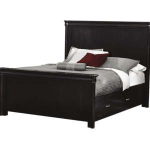 Highland Ridge Bed with Storage Rails