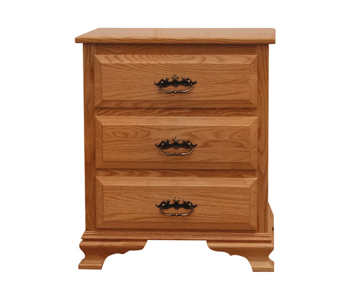 Heritage 3 Drawer Nightstand - Lapps Dutch Furniture