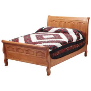 High Cathedral Raised Panel Bed