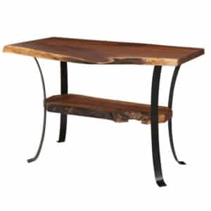 Live Edge Walnut Coffee Bar - Lapps Dutch Furniture