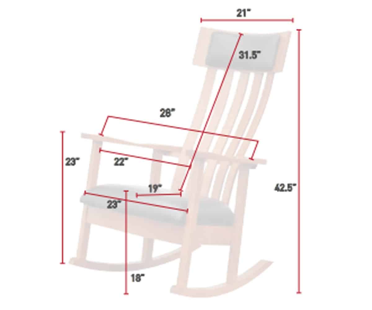 London Rocker - Lapps Dutch Furniture