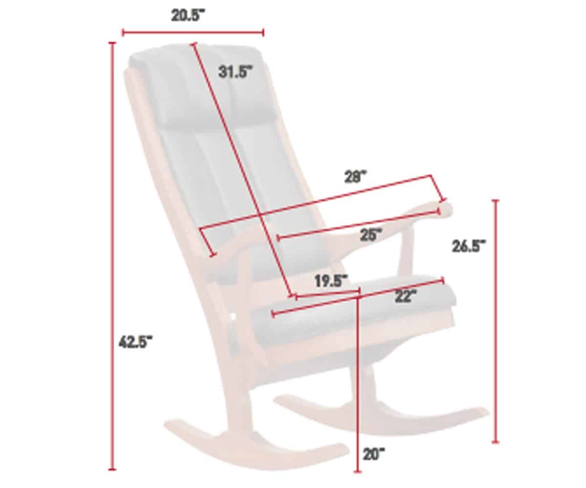 Lincoln Rocker - Lapps Dutch Furniture