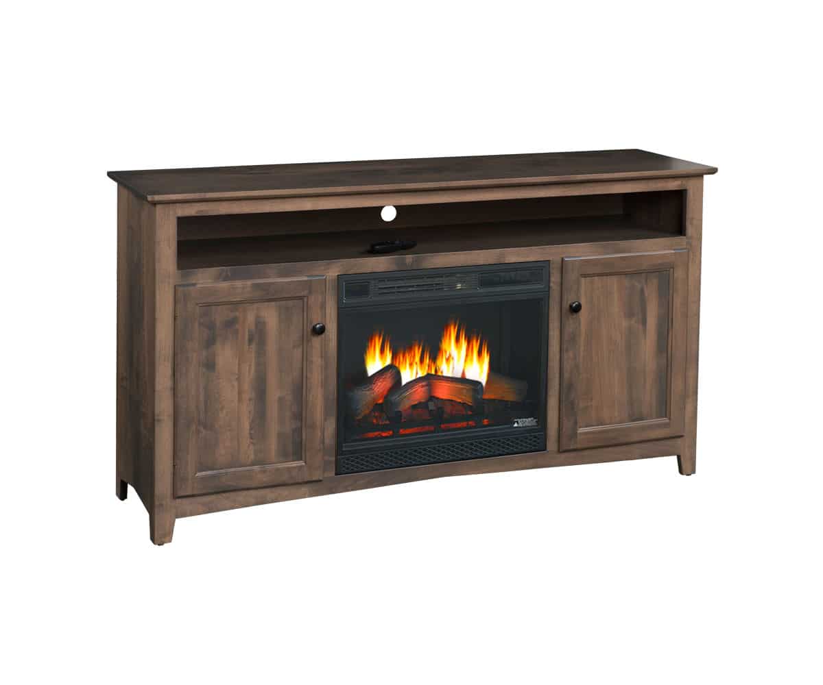 LINWOOD 55” TV Console W/ Fireplace - Lapps Dutch Furniture