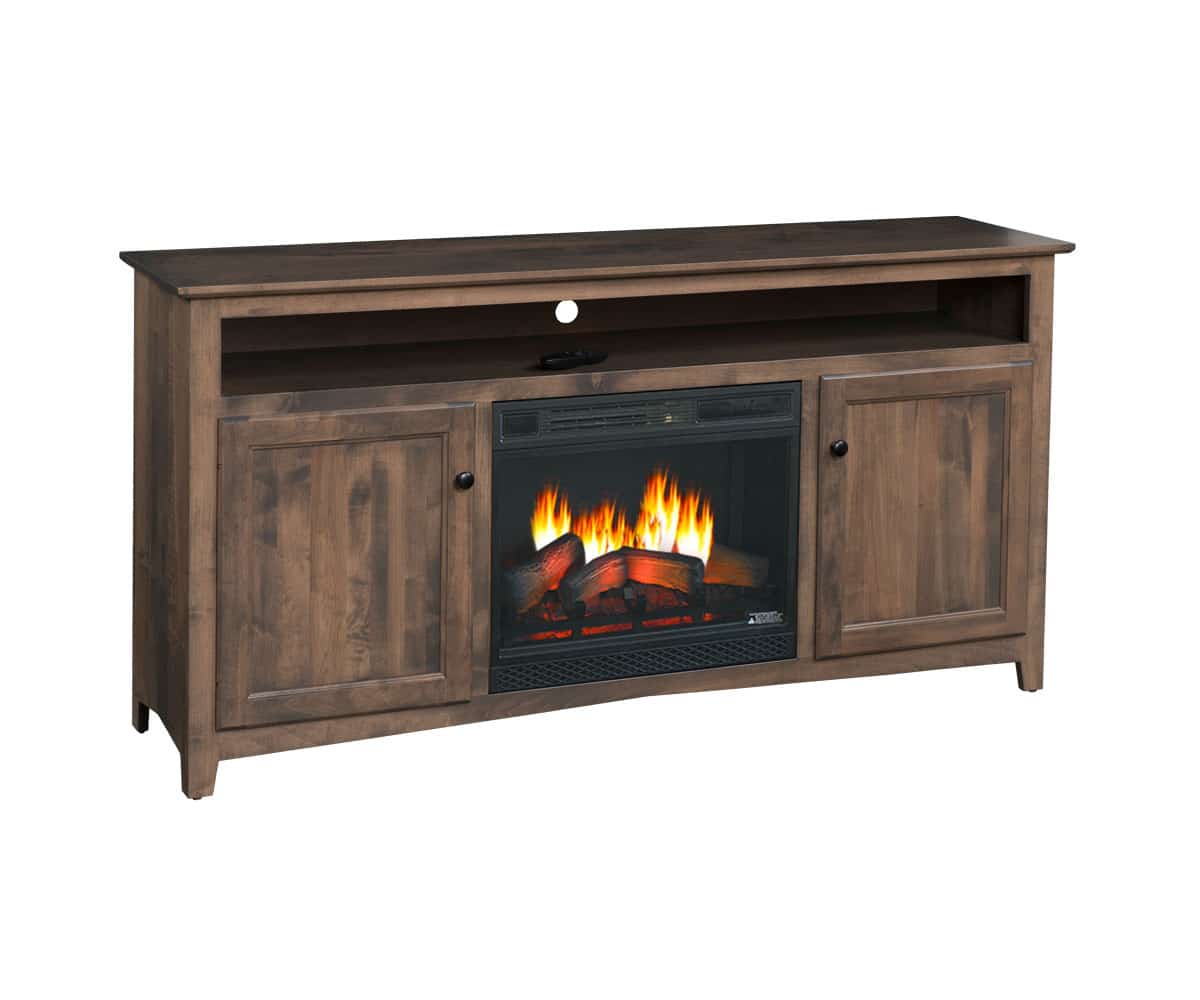 LINWOOD 65” TV Console W/ Fireplace - Lapps Dutch Furniture