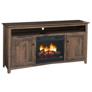 Linwood 75″ TV Console W/ Fireplace - Lapps Dutch Furniture