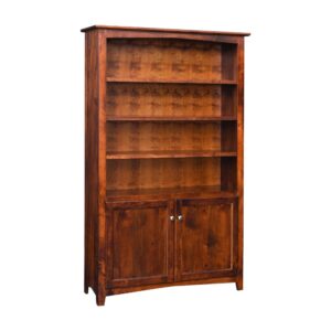 Linwood 72” Bookcase W/Bottom Doors - Lapps Dutch Furniture