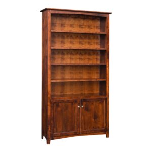 Linwood 84” Bookcase W/Bottom Doors - Lapps Dutch Furniture