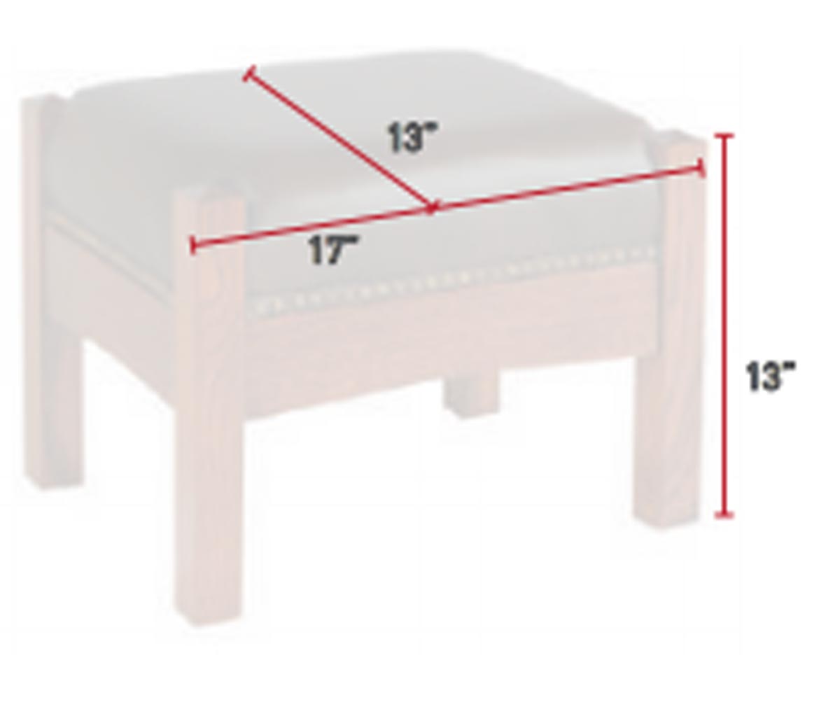 Mission Footstool - Lapps Dutch Furniture