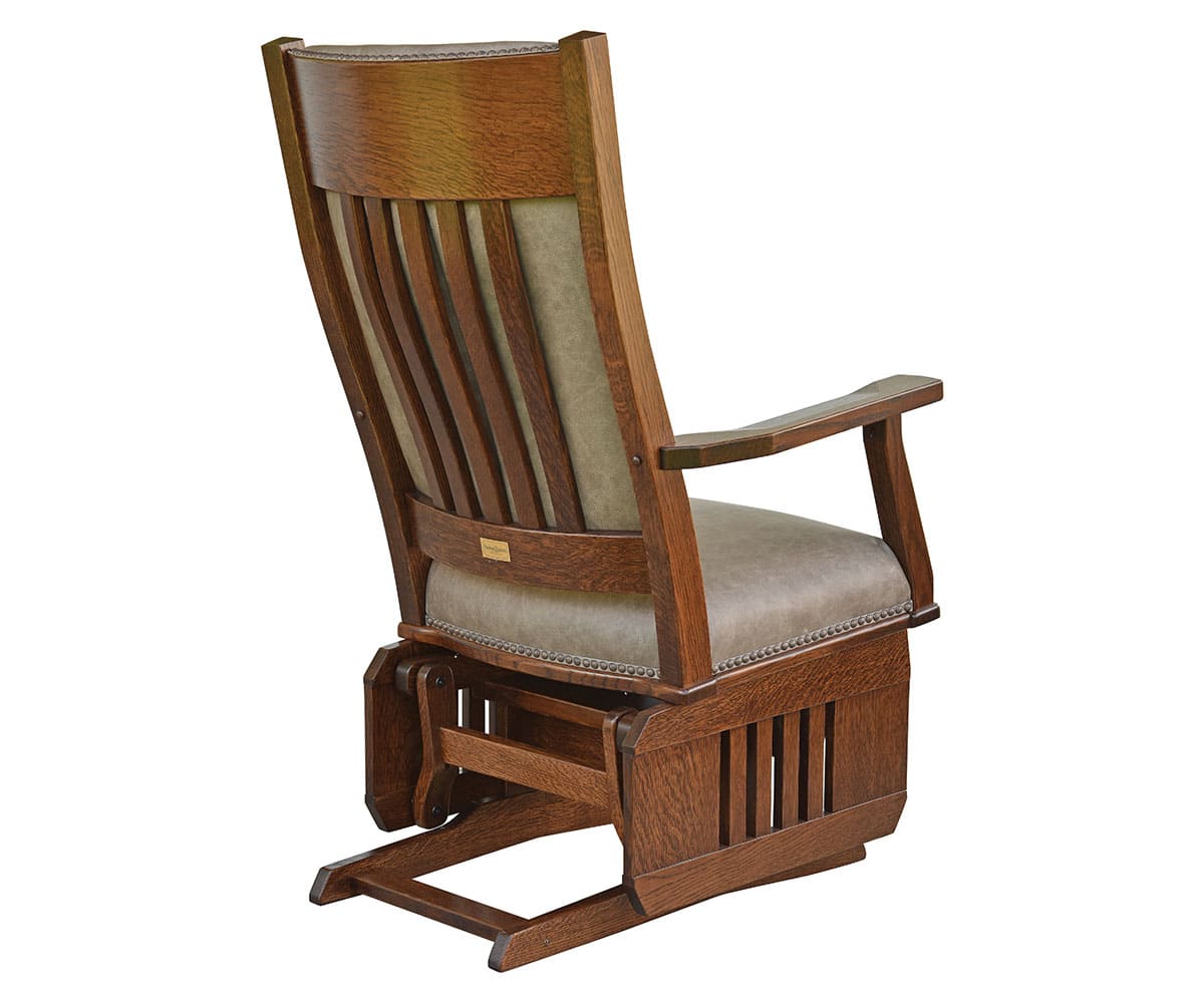 Mission Glider with Slat Sides - Lapps Dutch Furniture