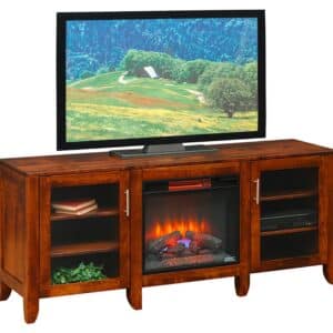 TV Stand with 23" Fireplace