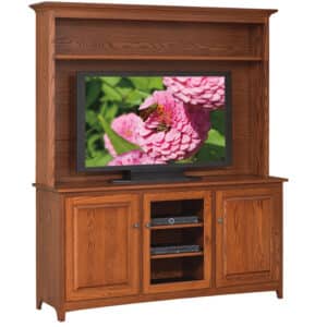 Shaker TV Stand with Hutch