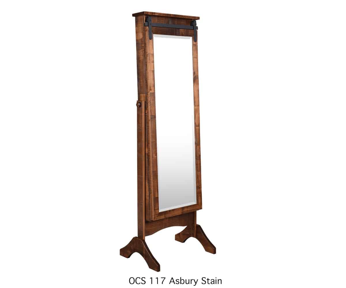 Trolley Cheval Mirror - Lapps Dutch Furniture