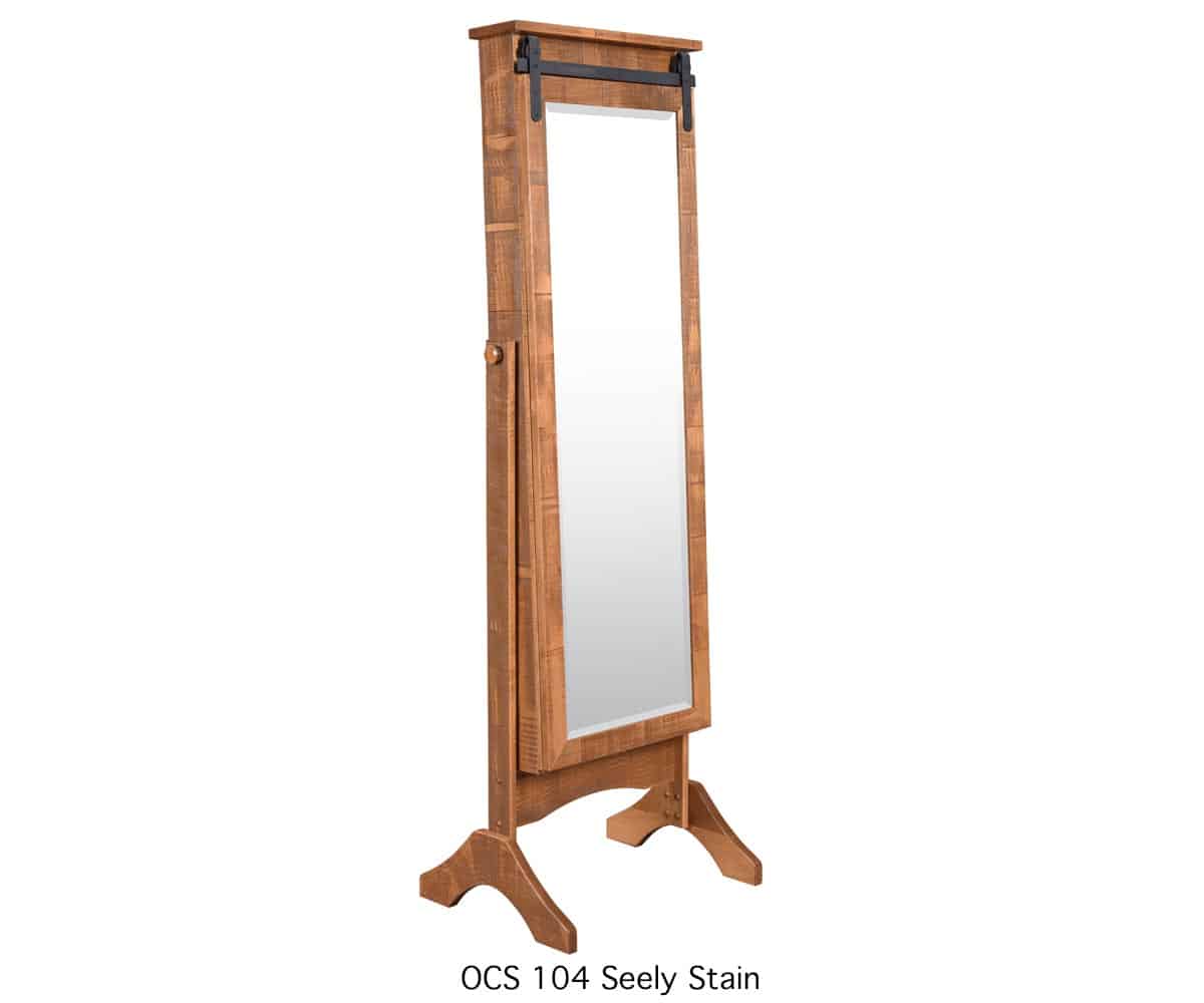 Trolley Cheval Mirror - Lapps Dutch Furniture