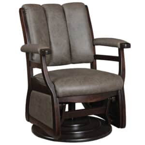 Paris Low Back Swivel Glider - Lapps Dutch Furniture