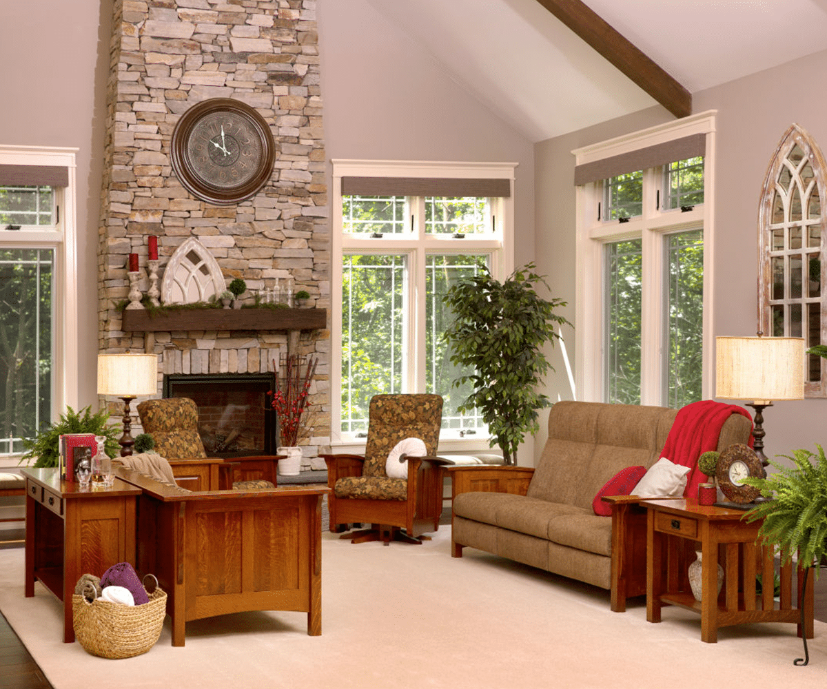 Elm Crest Panel Mission Collection - Lapps Dutch Furniture