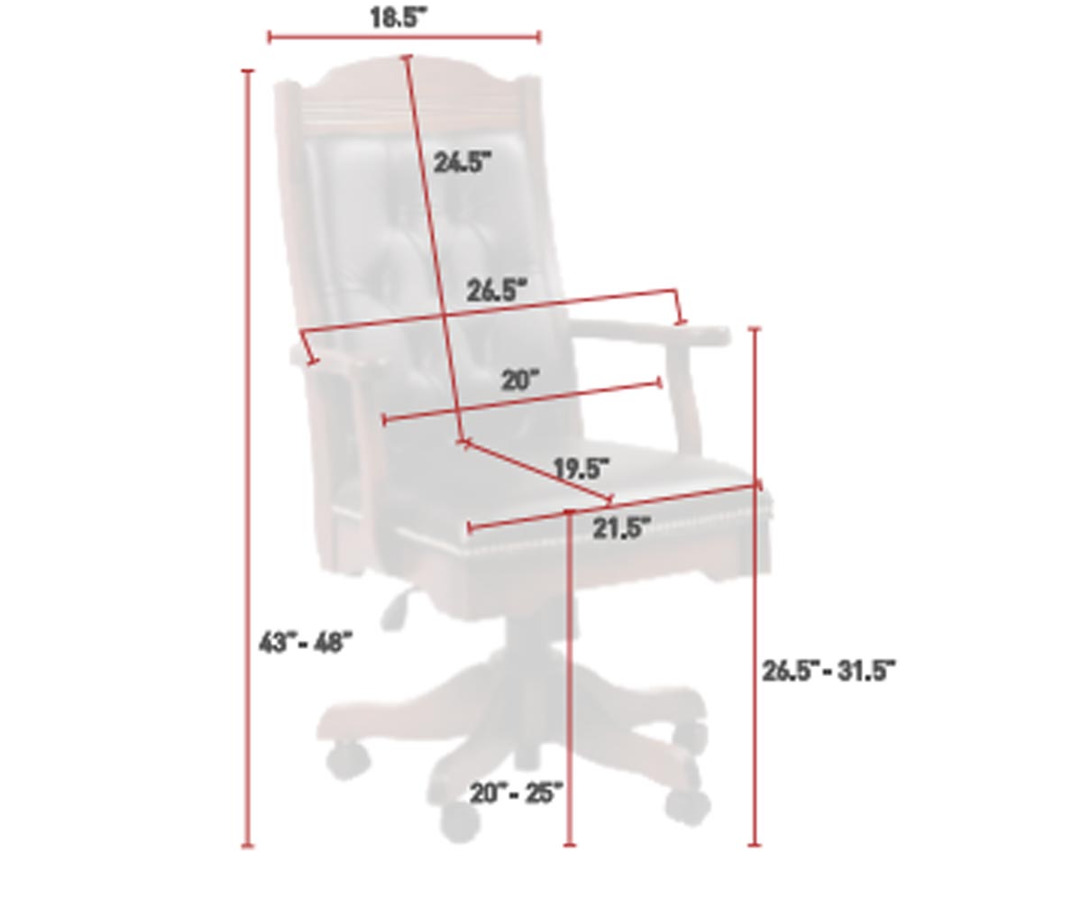 Star Executive Arm Chair - Lapps Dutch Furniture